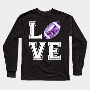 love football american football lover gift camo football Long Sleeve T-Shirt